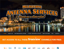 Tablet Screenshot of melbourneantennas.com